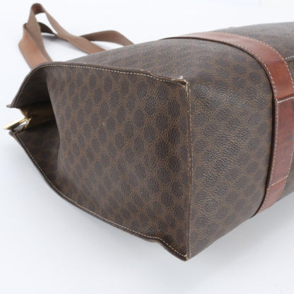 Celine Vintage Macadam Leather Tote Bag Shoulder — view 6