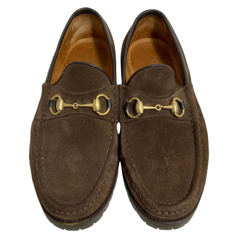 Gucci Tom Ford Era Suede Horsebit Loafers Brown Spring Summer Fall Winter — view 2