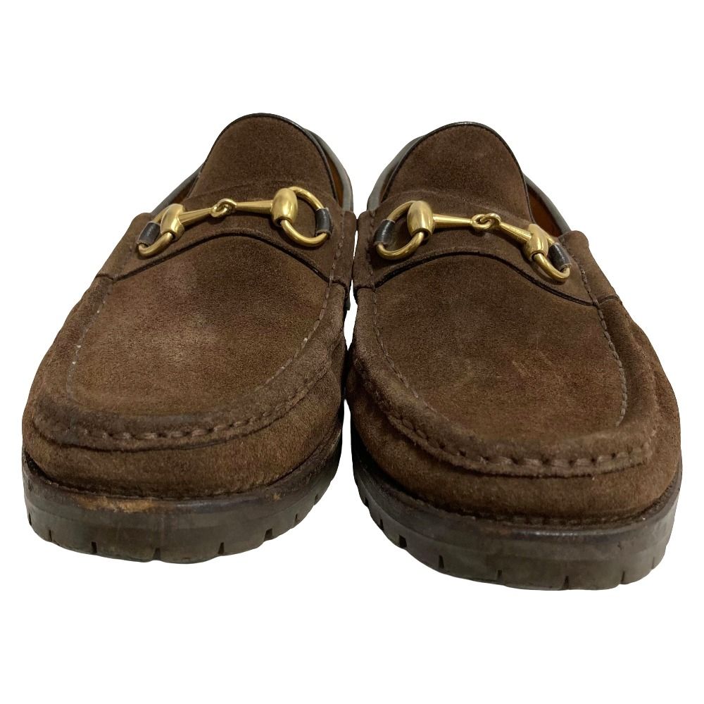 Gucci Tom Ford Era Suede Horsebit Loafers Brown Spring Summer Fall Winter — view 5