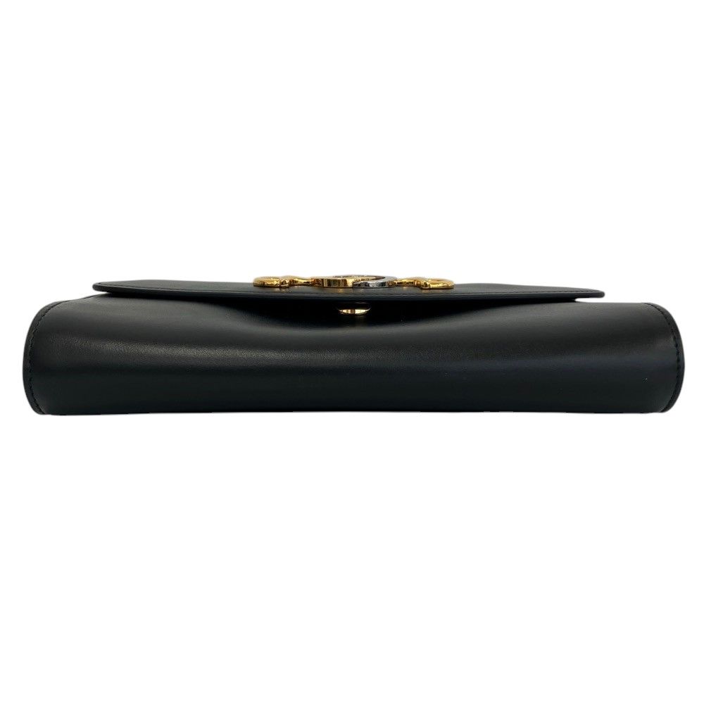 Gucci Zumi Leather Chain Shoulder Bag Black — view 5