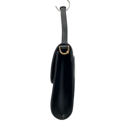 Gucci Zumi Leather Chain Shoulder Bag Black — view 2
