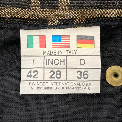 Fendi Zucca Pattern Canvas Fitted Mini Skirt Brown Spring Summer Fall Winter 42 — view 7