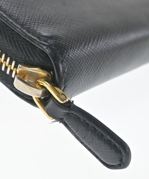 Prada Saffiano Round Zip Wallet Coin Purse — view 6