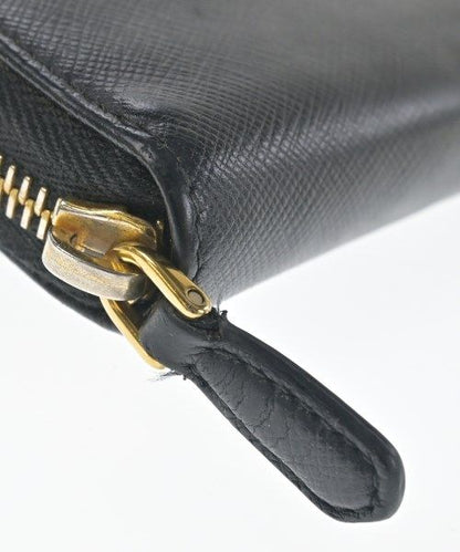 Prada Saffiano Round Zip Wallet Coin Purse — view 6