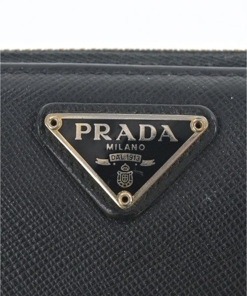 Prada Saffiano Round Zip Wallet Coin Purse — view 5
