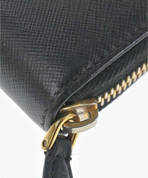 Prada Saffiano Round Zip Wallet Coin Purse — view 8