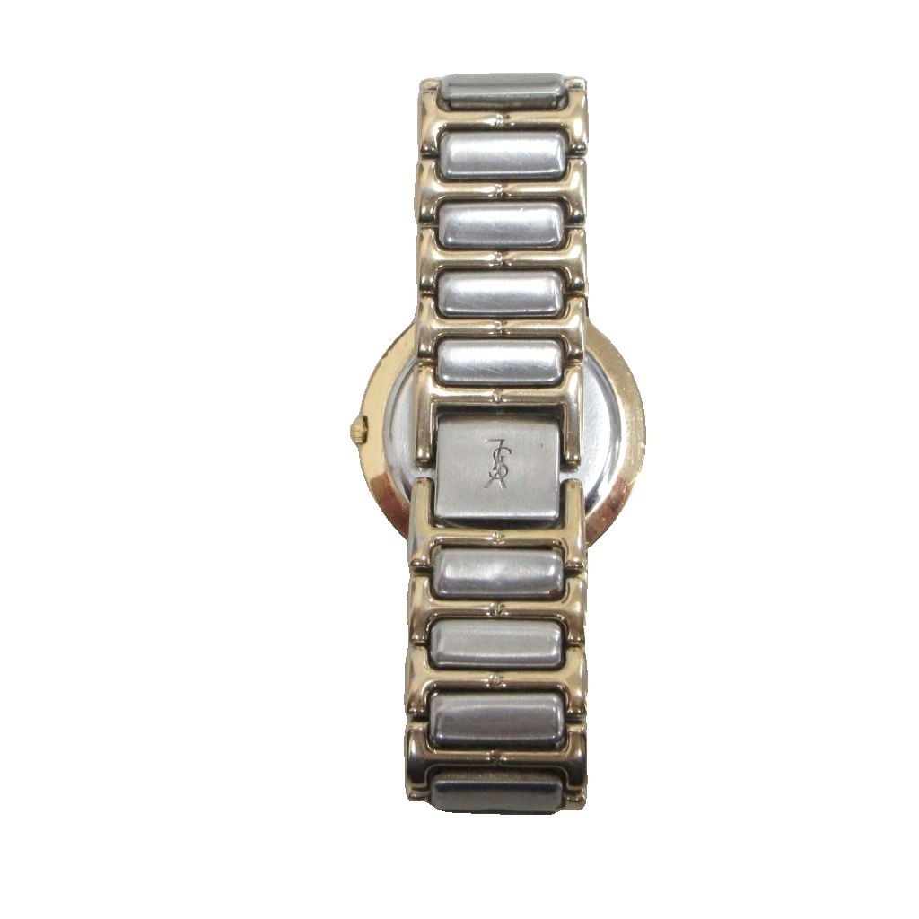 Saint Laurent Watch Quartz Blue Dial Logo Gold — view 3