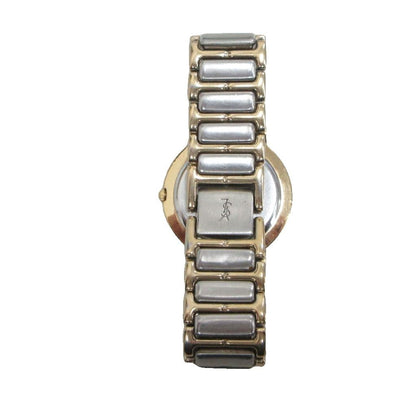 Saint Laurent Watch Quartz Blue Dial Logo Gold — view 3