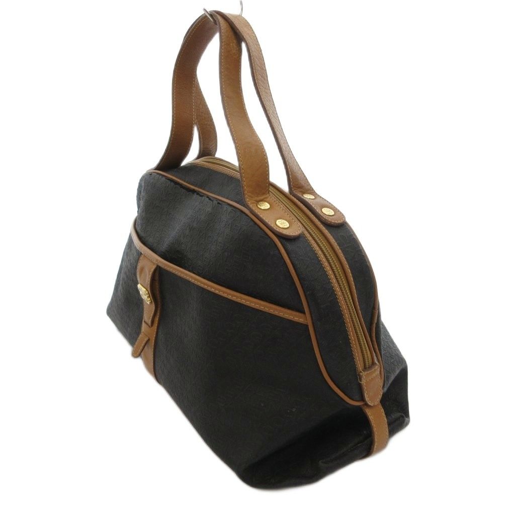 Balenciaga Mini Boston Bag Hand Travel All Over Print Leather BB Logo Black — view 3