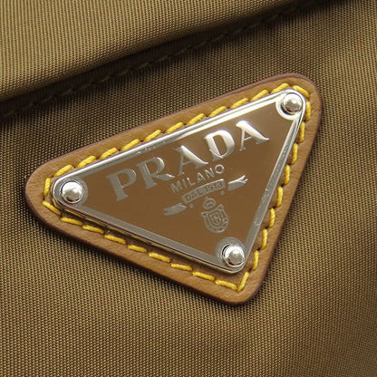 Prada Belt Bag Sapitano Shoulder Nylon Leather Sugero Silver Triangle Logo — view 8