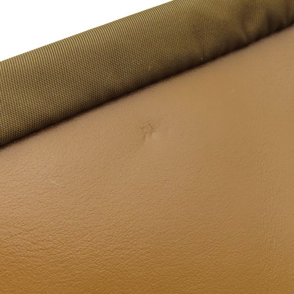 Prada Belt Bag Sapitano Shoulder Nylon Leather Sugero Silver Triangle Logo — view 5