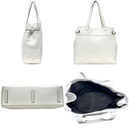 Loewe Tote Bag Leather White Vintage — view 2