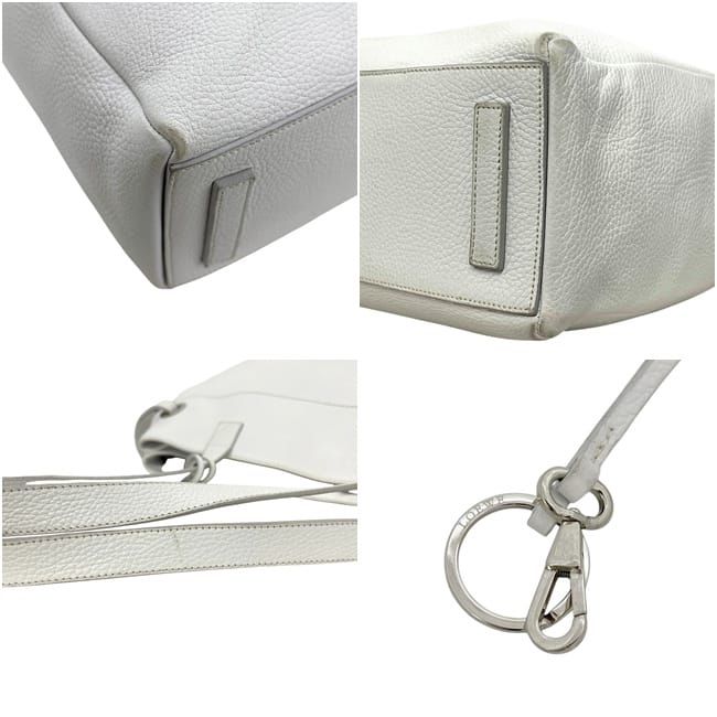 Loewe Tote Bag Leather White Vintage — view 6