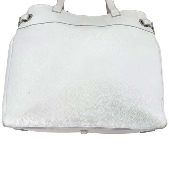 Loewe Tote Bag Leather White Vintage — view 7