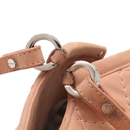 Chanel Wild Stitch CC Logo Tote 2-Way Shoulder Bag Chain Leather Pink — view 6