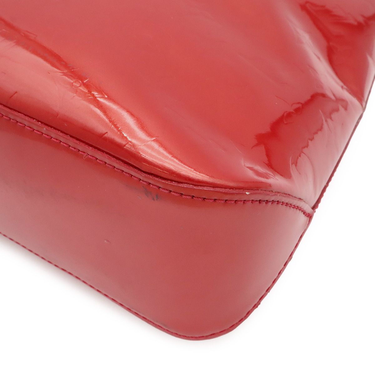 Louis Vuitton Monogram Vernis Brentwood Tote Bag Shoulder Patent Leather Pomme — view 3