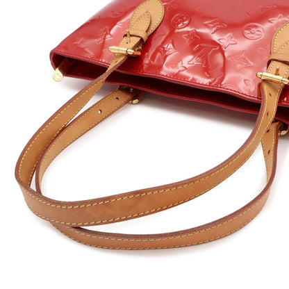Louis Vuitton Monogram Vernis Brentwood Tote Bag Shoulder Patent Leather Pomme — view 4