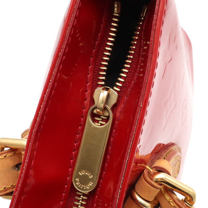 Louis Vuitton Monogram Vernis Brentwood Tote Bag Shoulder Patent Leather Pomme — view 6