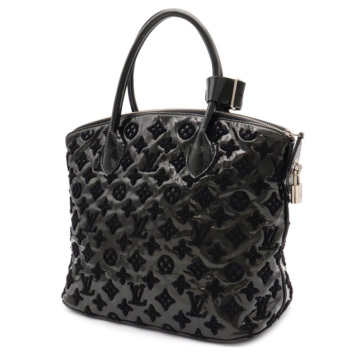 Louis Vuitton Monogram Lockit Boucle Tote Bag Noir Black — view 2