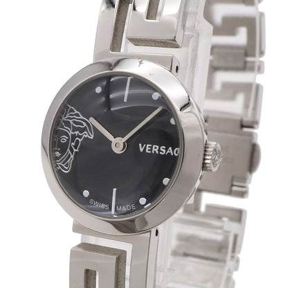 Versace Mendros Medusa Black Dial SS Quartz Watch — view 4