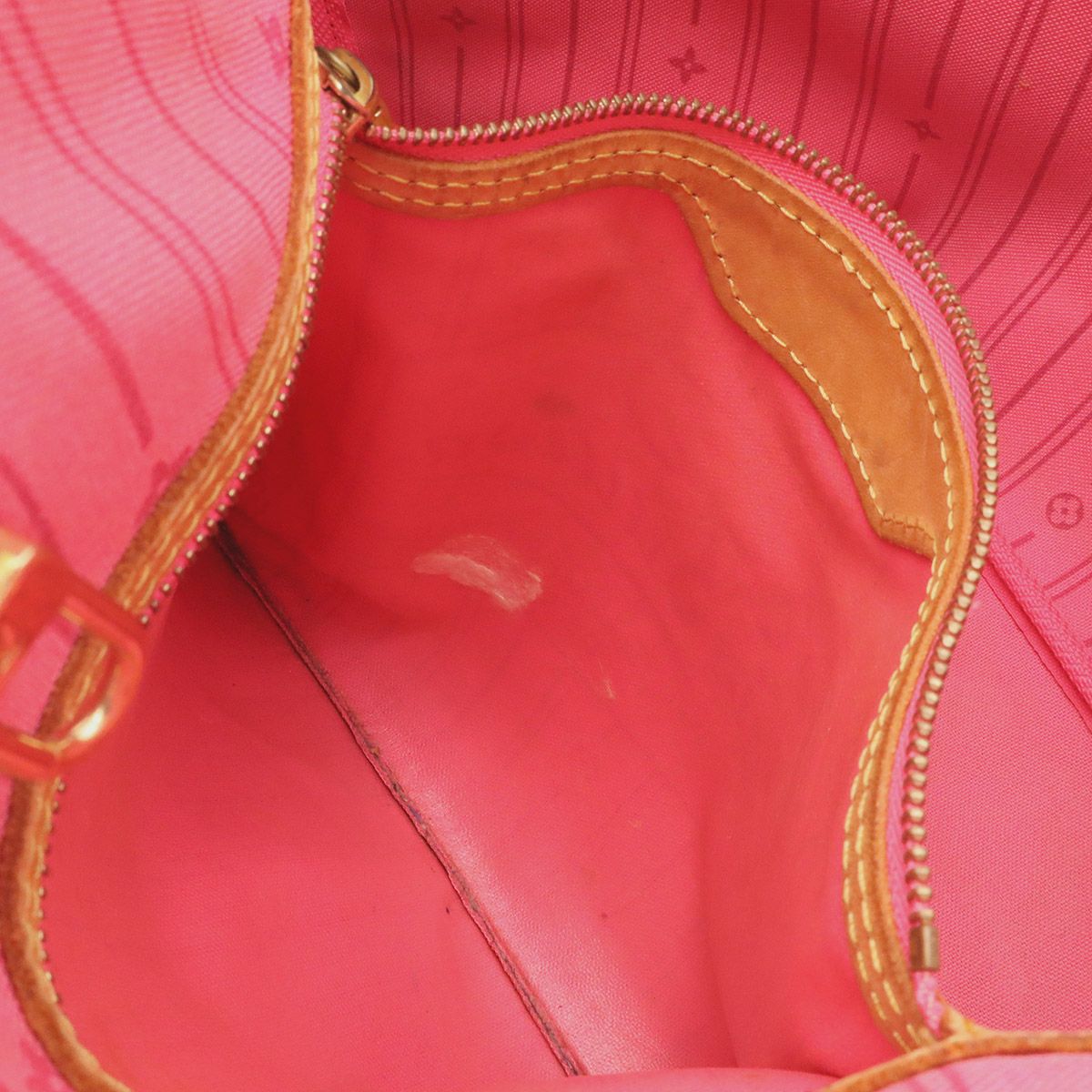 Louis Vuitton Monogram Rose Neverfull MM Tote Shoulder Bag Stephen Sprouse — view 8