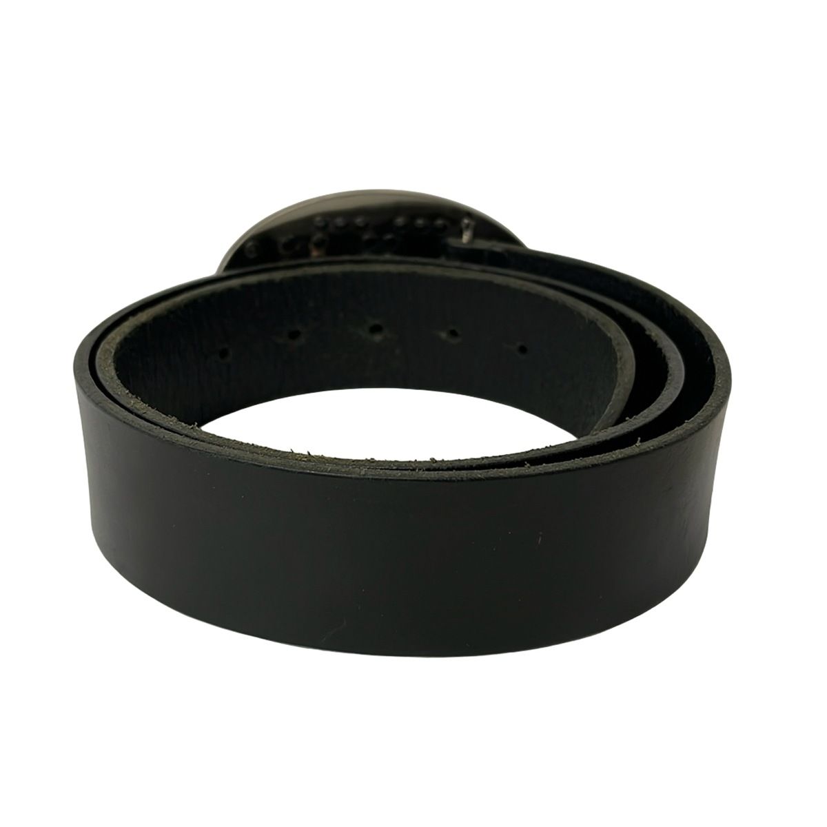 Dolce & Gabbana Belt Black Silver Gold Leather — view 2
