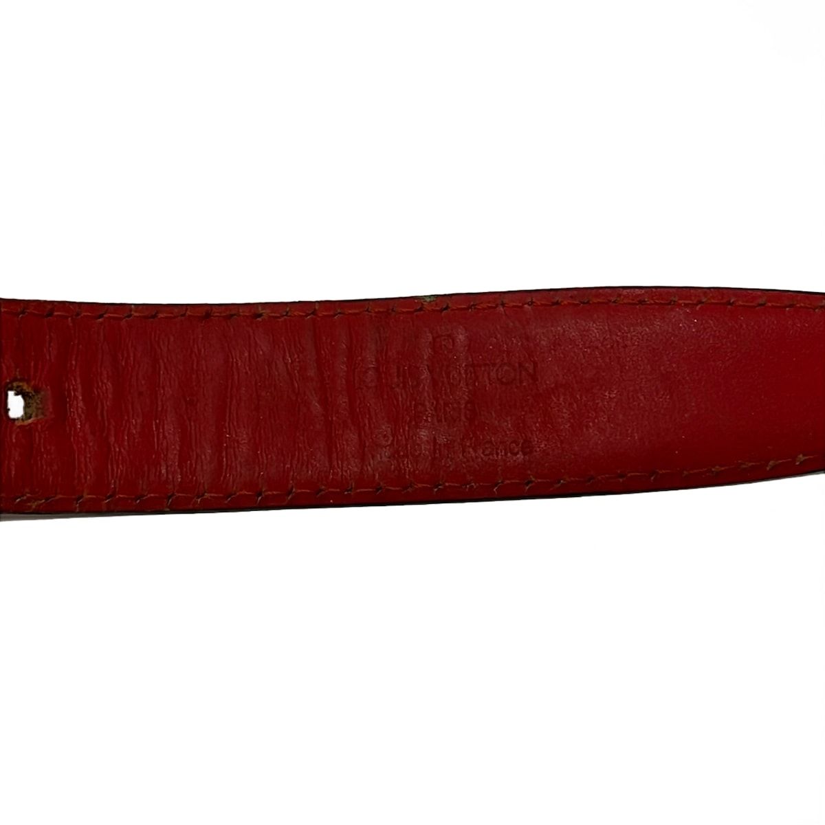 Louis Vuitton Belt Epi 110/44 Ceinture Epi Castilian Red Leather — view 4