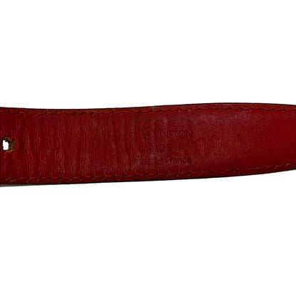 Louis Vuitton Belt Epi 110/44 Ceinture Epi Castilian Red Leather — view 4