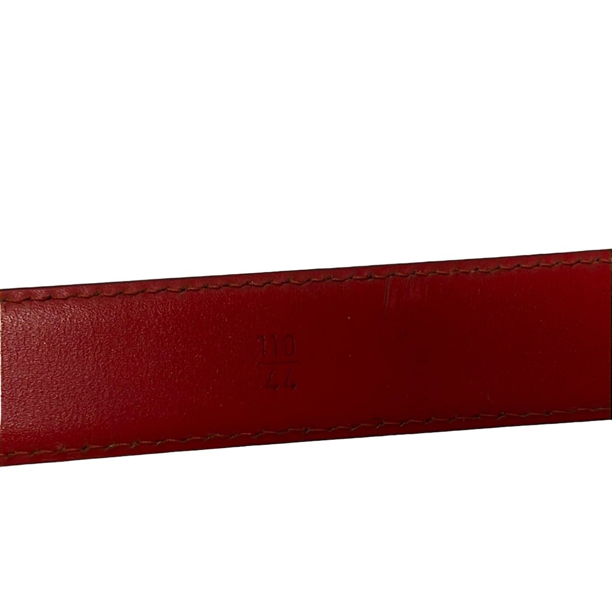 Louis Vuitton Belt Epi 110/44 Ceinture Epi Castilian Red Leather — view 5
