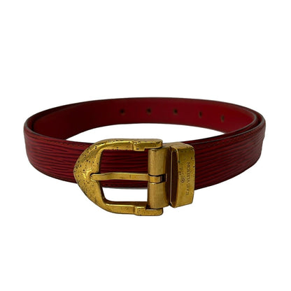 Louis Vuitton Belt Epi 110/44 Ceinture Epi Castilian Red Leather
