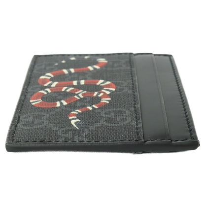 Gucci King Snake Print GG Supreme Card Holder — view 6