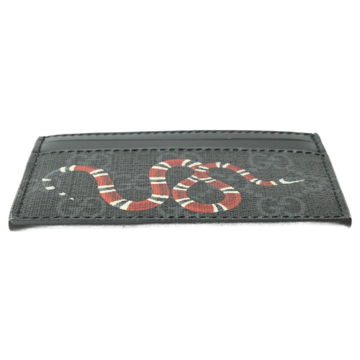 Gucci King Snake Print GG Supreme Card Holder — view 5