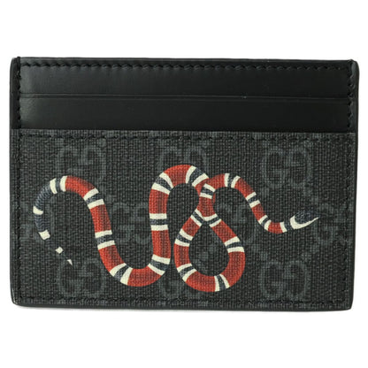 Gucci King Snake Print GG Supreme Card Holder