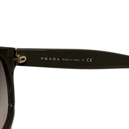 Prada Sunglasses Gray Beige Gold Eyewear — view 4