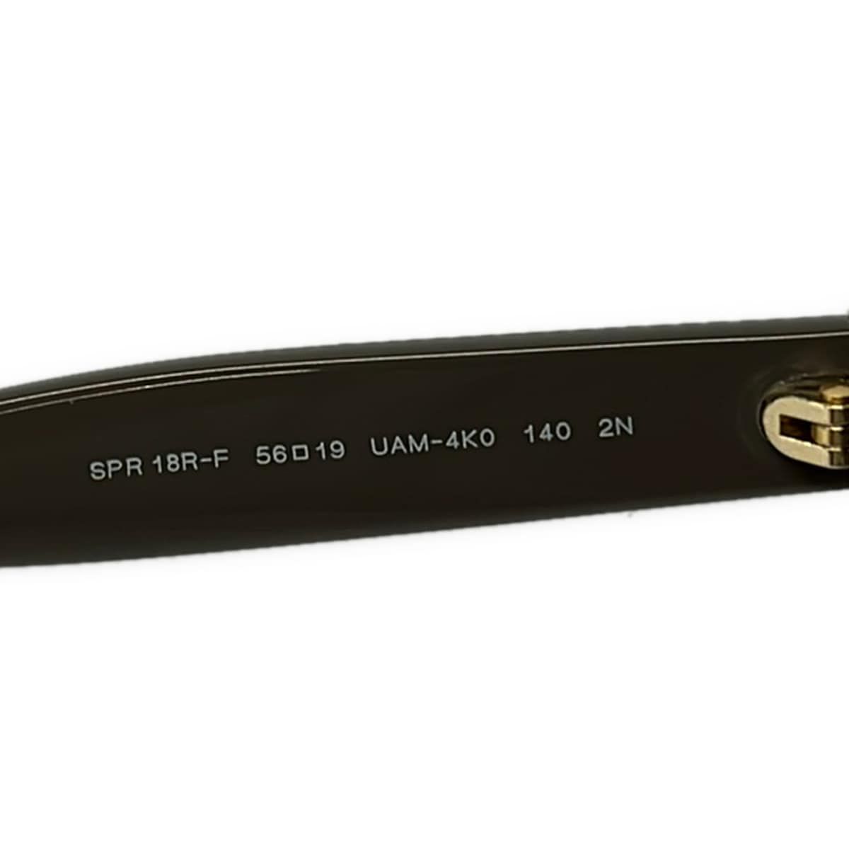 Prada Sunglasses Gray Beige Gold Eyewear — view 5