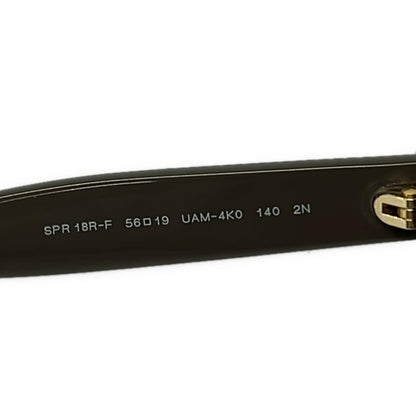 Prada Sunglasses Gray Beige Gold Eyewear — view 5