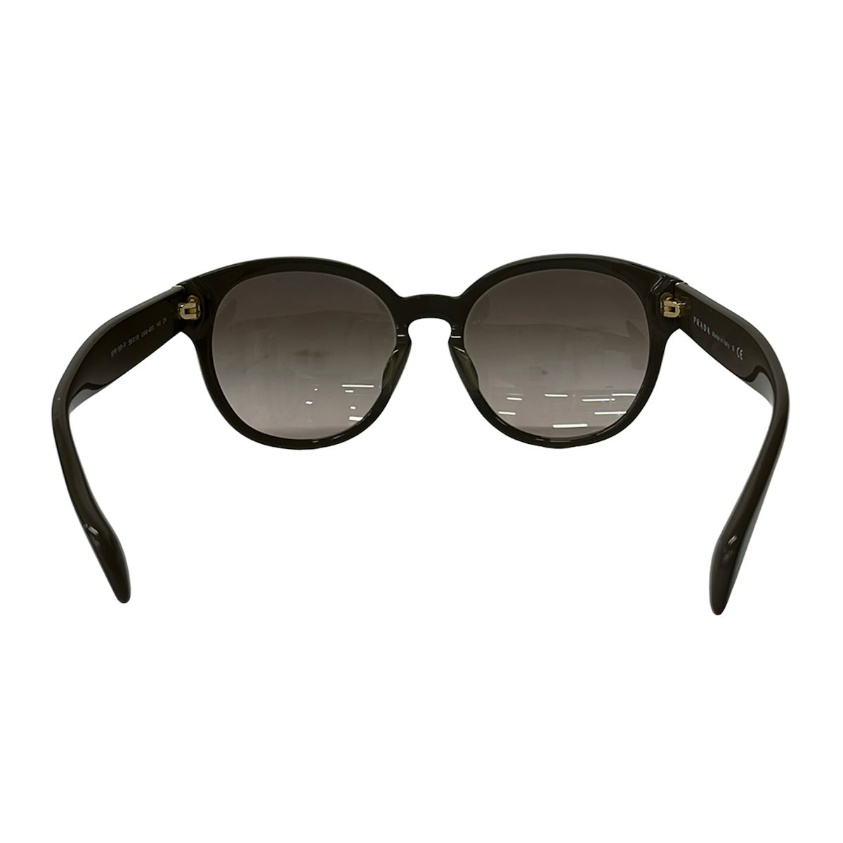 Prada Sunglasses Gray Beige Gold Eyewear — view 3