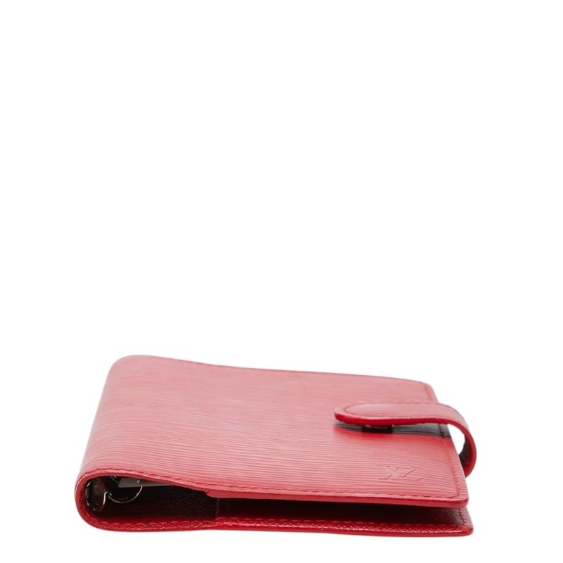 Louis Vuitton Epi Agenda PM Cover Planner Castilian Red Leather Ring — view 3