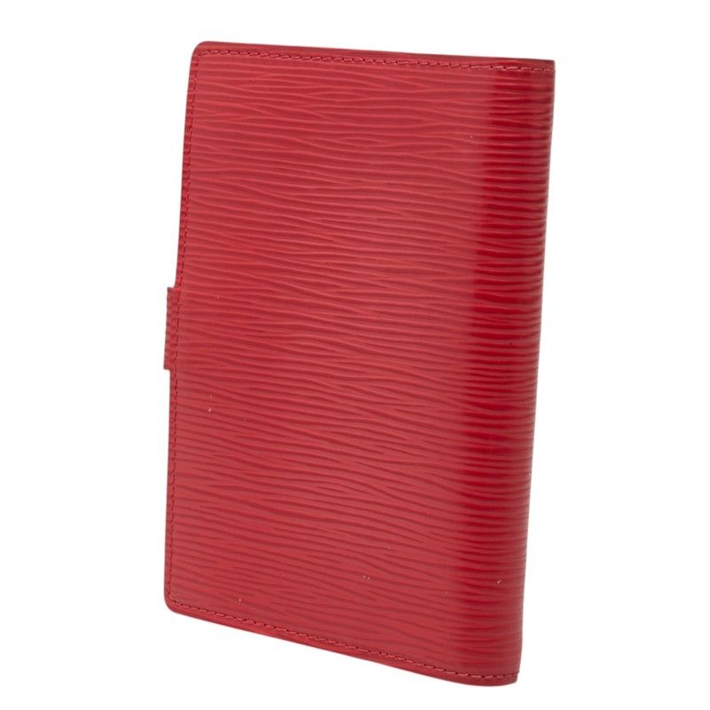 Louis Vuitton Epi Agenda PM Cover Planner Castilian Red Leather Ring — view 2