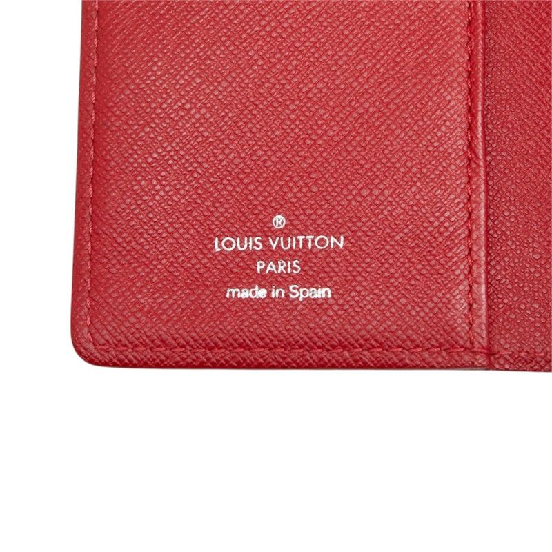 Louis Vuitton Epi Agenda PM Cover Planner Castilian Red Leather Ring — view 6