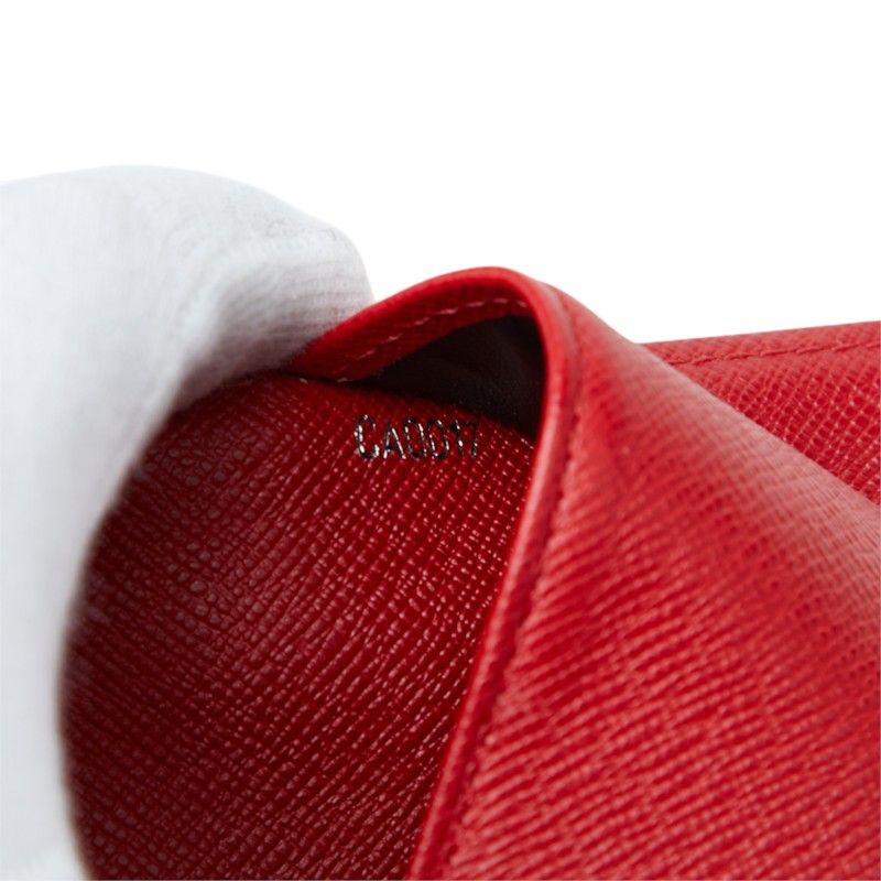 Louis Vuitton Epi Agenda PM Cover Planner Castilian Red Leather Ring — view 8