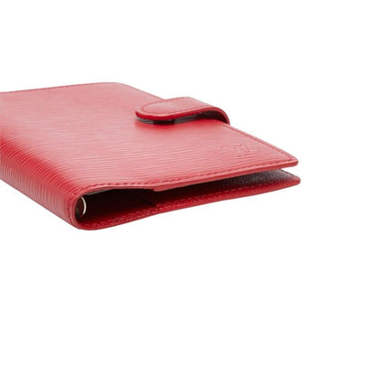 Louis Vuitton Epi Agenda PM Cover Planner Castilian Red Leather Ring — view 4