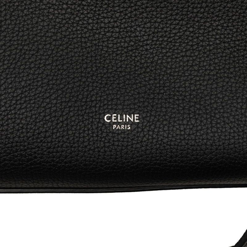 Celine 2-Way Shoulder Bag Black Leather — view 5