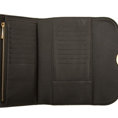 Louis Vuitton Monogram Mahina Portefeuille Amelia Trifold Wallet Chocolat Dark — view 4