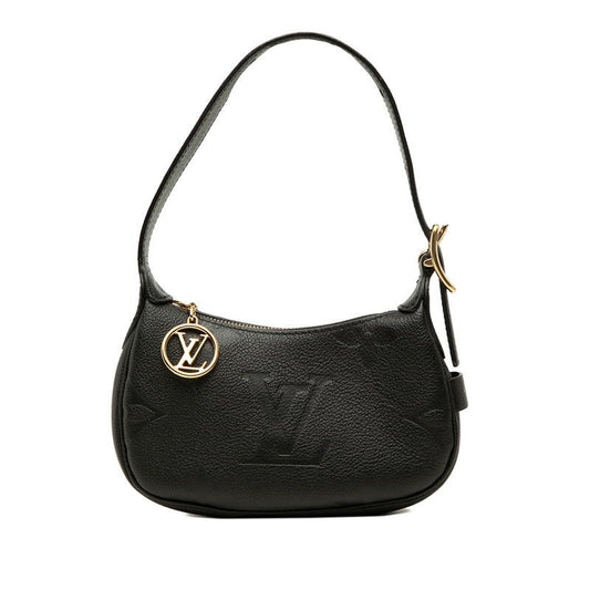 Louis Vuitton Monogram Empreinte Mini Moon Handbag Bag Noir Black Leather