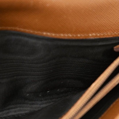 Prada Wallet Brown Saffiano Leather — view 6