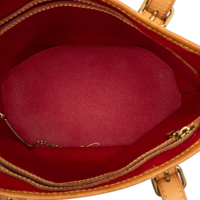 Louis Vuitton Monogram Cherry Bucket PM Tote Shoulder Bag Brown Leather — view 4