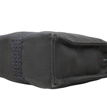 Hermes Herline MM Tote Bag Gray Nylon Canvas — view 4