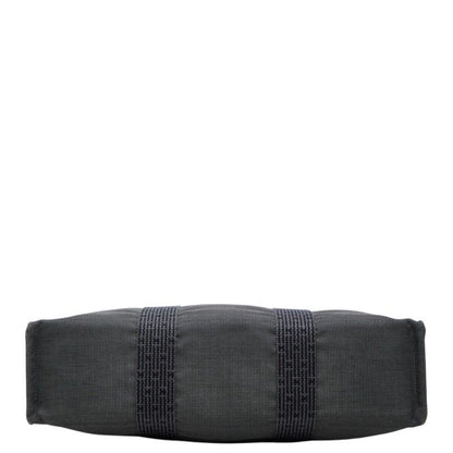 Hermes Herline MM Tote Bag Gray Nylon Canvas — view 3