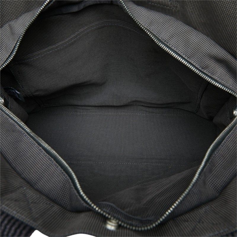 Hermes Herline MM Tote Bag Gray Nylon Canvas — view 6